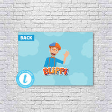 Load image into Gallery viewer, Blippi Birthday Party Invitation