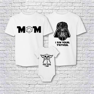 Star Wars Family Birthday Shirts