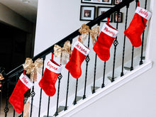 Load image into Gallery viewer, Personalized Family Christmas Stockings