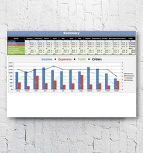 Load image into Gallery viewer, Home and Office Cleaning Business Management Spreadsheet