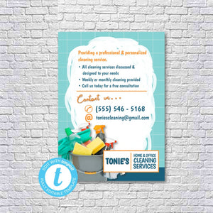 Cleaning Services Home & Office Business Flyer