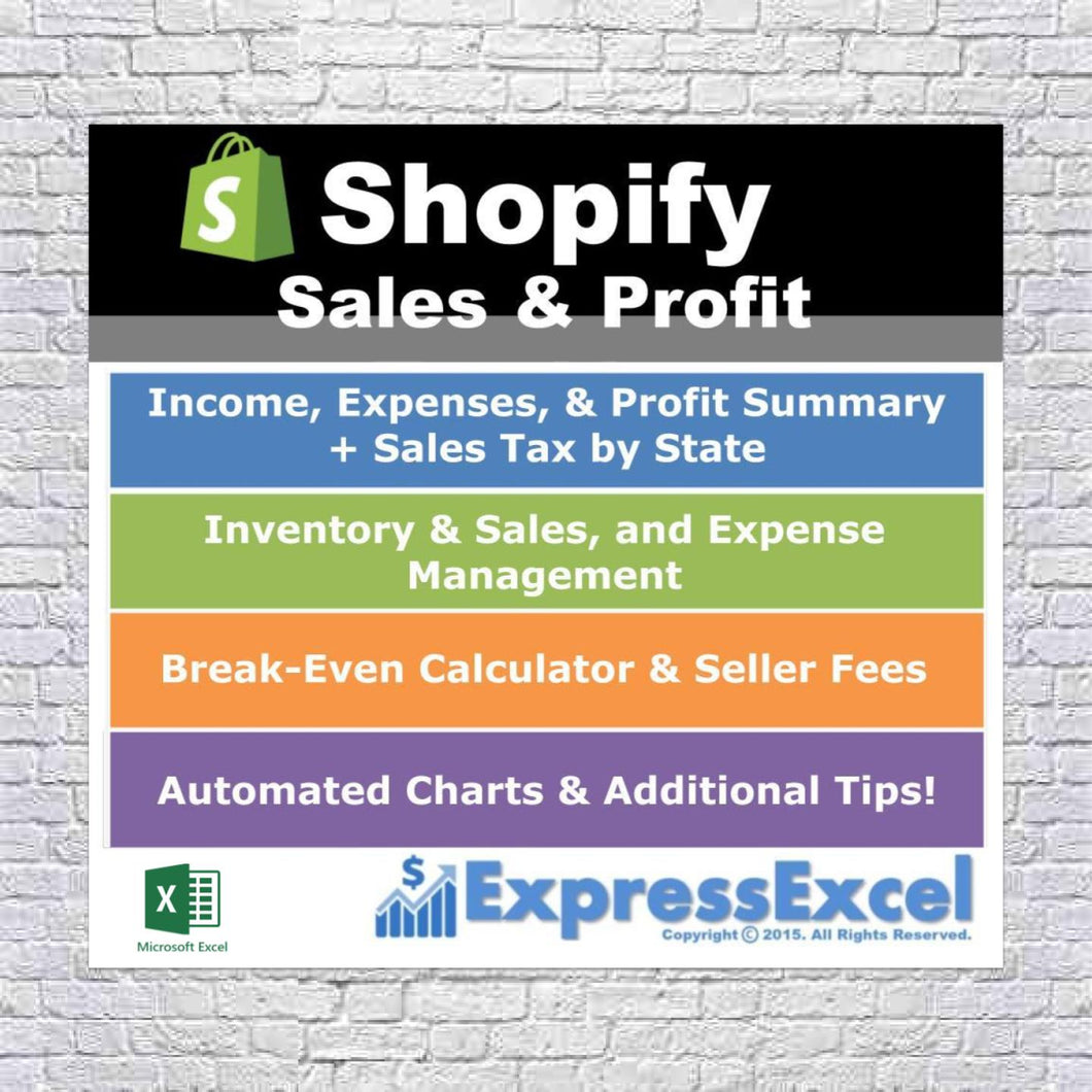 Shopify Spreadsheet