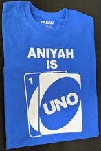 Load image into Gallery viewer, UNO Birthday Party Family T-Shirts