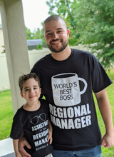 Load image into Gallery viewer, The Office inspired Regional Manager + Assistant to the Regional Manager Shirt Father&#39;s Day Gift Set